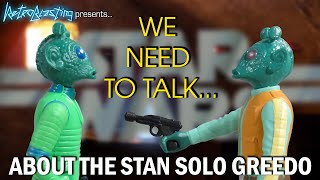 Star Wars Stan Solo Vintage Movie Accurate Greedo Figure  Kenner Style [upl. by Haianeb95]