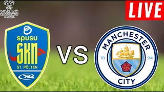 St Polten Woman vs Manchester City Women Live Score l Uefa Champions League Women 2024 [upl. by Siraf]