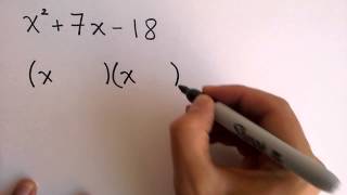 Factoring Quadratic Expressions Pt 1 [upl. by Rehtaeh]