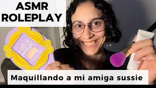 ASMR ROLEPLAY MEDIO ANTIPÁTICA MAQUILLA A SU AMIGA [upl. by Thorncombe299]