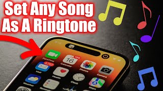 How to Set Any Song as iPhone Ringtone Free and No Computer [upl. by Ayanet]