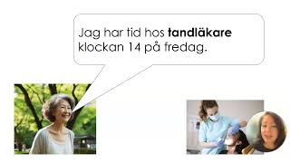 Jag har tid på vårdcentralenarbetsförmedlingentandläkare etc SFI kurs A [upl. by Norek290]