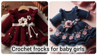 Crochet frocks for baby girl  Crochet baby dress  crochet [upl. by Jarrid]