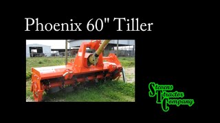 Three Point Hitch 60” Tiller ft The Bayou Gardener  Stevens Tractor Company [upl. by Chasse]