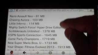 WII U HARD DRIVE SPACE DOWNLOADABLE GAMES REQUIRE DLC DOWNLOAD Wii U eShop [upl. by Stoops763]