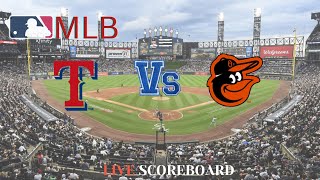 Texas Rangers vs Baltimore Orioles  2024 MLB PLAY BY PLAY LIVE SCORE [upl. by Nekial]