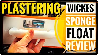 PLASTERING FOR BEGINNERS Wickes sponge float review how to plaster and don’t use cheap buckets [upl. by Spratt]