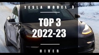 TOP 3 pneus dhiver pour la Tesla Model 3 en 20222023 [upl. by Neelrac]