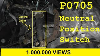 How To Test and Replace the Neutral Safety Swtich  Inhibitor Switch P0705 [upl. by Aimet]