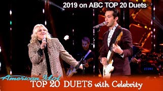 Laine Hardy amp Elle King Duet “The Weight” EXCITING  American Idol 2019 TOP 20 Celebrity Duets [upl. by Huberto177]