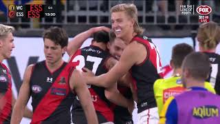 AFL 2022 Round 15  West Coast v Essendon 22 [upl. by Eetnahs]