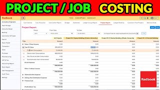 ProjectJob costing in Redbook [upl. by Kal]