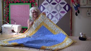 An Easy way to sew the binding on your quilt top [upl. by Quince]