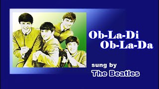 ObLa Di ObLaDa  The Beatles with Lyrics amp 가사 해석 1968 [upl. by Imarej]