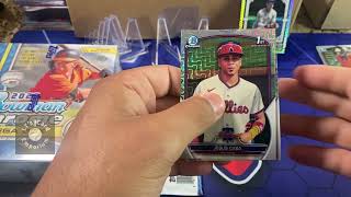 2023 Bowman Chrome Mega Box Auto Plus Case Hit [upl. by Aerol]