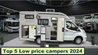 Top 5 Low price campers 2024 [upl. by Yramesor979]