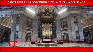 06 de enero de 2024 Santa Misa en la Solemnidad de la Epifanía del Señor  Papa Francisco [upl. by Hadik]