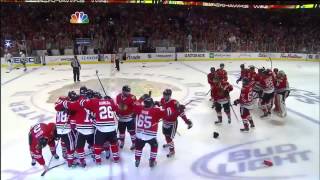 Patrick Kane Double OT Series Winning Goal 6813 [upl. by Rumit]