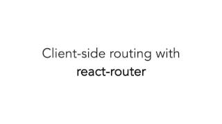 Clientside routing with reactrouter3 Part 1 [upl. by Patricia33]