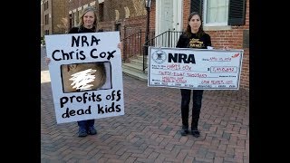 Amanda Gailey vs Tucker Carlsons Couger on NRAs Cox Protest [upl. by Fabiola84]