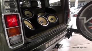 Hummer H2 with custom sound system  SEMA [upl. by Trauner]