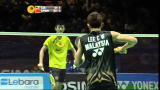 SF  Lee Chong Wei vs Chen Long  All England 2011 [upl. by Aenyl768]