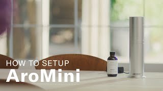 How to set up AromaTech AroMini Nebulizing Diffuser [upl. by Airamzul108]