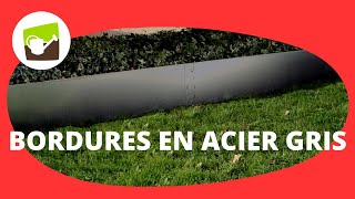 Comment poser des bordures de jardin en acier galvanisé [upl. by Myrah]