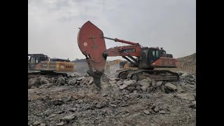 Supply Heavy Duty Excavator Rock Ripper Boom and Arm [upl. by Ennalyrehc]