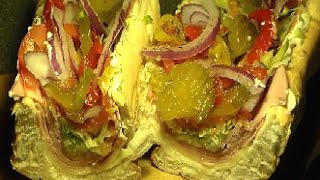 How To Make A PHILLY Italian HOAGIE From Home Philly SUB Sandwich Recipe [upl. by Dennison975]