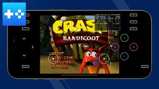 Provenance Emu PSX  Crash Bandicoot  iPhone 15 Pro Performance [upl. by Thrasher]