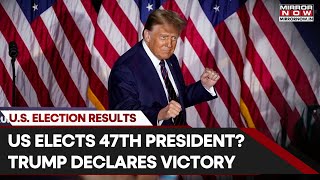 US Elections  Trump Wins With Magic No Harris Fails In Swing States US Elects 47th President [upl. by Asssilem]