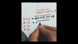 Square root math maths mathematics shorts short mathstricks shortvideos [upl. by Parry]