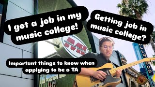 I got a TA job in my Music College｜Musicians Institute With Eng  Chinese Sub [upl. by Suqram866]