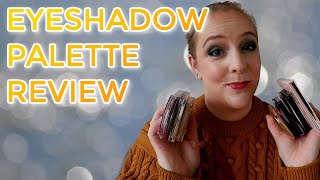 PALETTE REVIEW DECEMBER 2023  All the new to me eyeshadow palettes I tried this month [upl. by Aluin]