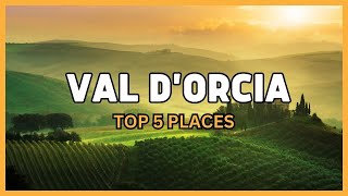 Top 5 places to see in Val dOrcia dont miss 👀 [upl. by Bourne]