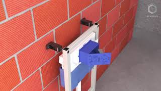 Installation du bâtisupport WC ProSys® 120 mm [upl. by Dinsdale]