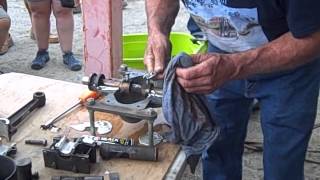 Pouring Babbit Bearings at Mystic 2013 [upl. by Glanti]