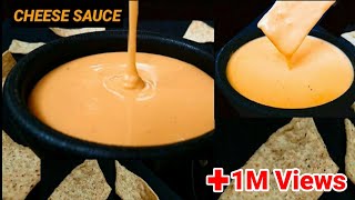 EASY HOMEMADE CHEESE SAUCE RECIPE  NACHO CHEESE SAUCE RECIPE  How To Make Nacho Cheese Sauce [upl. by Anaz]