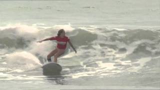 Surf Longboard Swatch Girls Pro China sur lîle de Hainan [upl. by Robenia7]