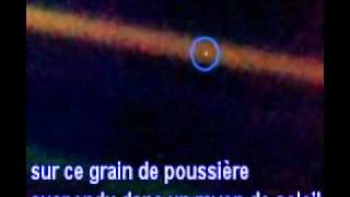 Un point bleu pâle Carl SAGAN soustitres français [upl. by Otrepur]