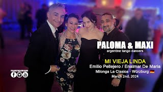 Paloma amp Maximiliano  Milonga Mi Vieja Linda Würzburg Germany 03022024 [upl. by Malvina]