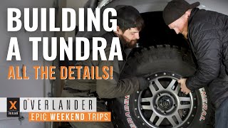 Overlander S1 EP2 We Build our First FULL SIZE Overland Ready Toyota Tundra [upl. by Einolem]