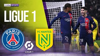 PSG vs Nantes  LIGUE 1 HIGHLIGHTS  12092023  beIN SPORTS USA [upl. by Erodroeht539]