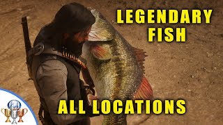 Red Dead Redemption 2  All Legendary Fish Locations Special Lures and Fisher of Fish Mission [upl. by Cryan]