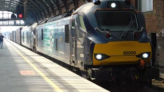 88009 amp 68003 Passes Darlington  4S43 Daventry Tesco to Mossend Euroterminal [upl. by Sayette]