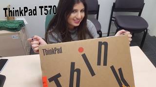 Lenovo ThinkPad T570 Unboxing and disassemble 4K [upl. by Sirotek]