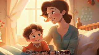 中英文对话（早上妈妈叫儿子起床Chinese and English ITS TIME TO GET UP [upl. by Adnimra]