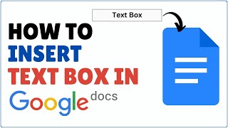 How to Insert Text Box in Google Docs  Add a Text Box on Google Docs [upl. by Ahtelat]