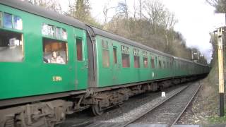 Mid Hants Railway Tuesday 29th December 2015 [upl. by Nilloc]